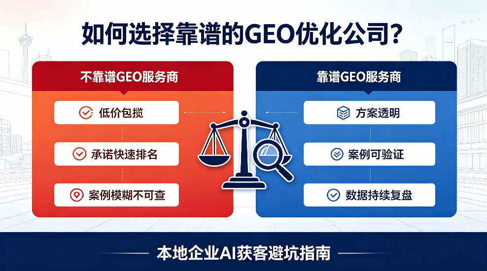营口如何选择靠谱的GEO优化公司？本地企业AI获客避坑指南
